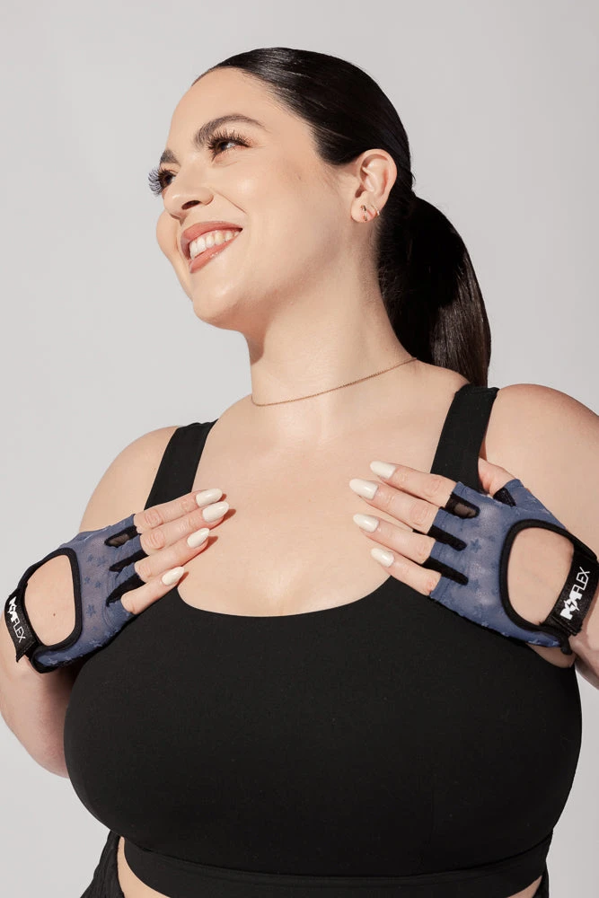 Luxe Mesh Training Gloves - Navy Stars 7 Luxe Mesh Training Gloves - Navy Stars - Image 7