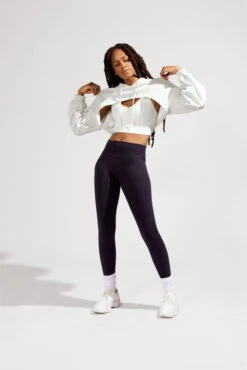 Cloud Shruggie - White Heather -Popflex Clothing Shop 844 OPF8452 Edit