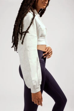 Cloud Shruggie - White Heather -Popflex Clothing Shop 907 OPF8515 Edit