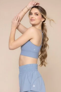 Ambition Bra - Blue Storm -Popflex Clothing Shop AmbitionBra A1009 Supershort BlueStorm 4012 Socks L1014 02195