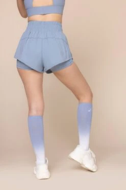 High Waisted Supershort - Blue Storm -Popflex Clothing Shop AmbitionBra A1009 Supershort BlueStorm 4012 Socks L1014 02244