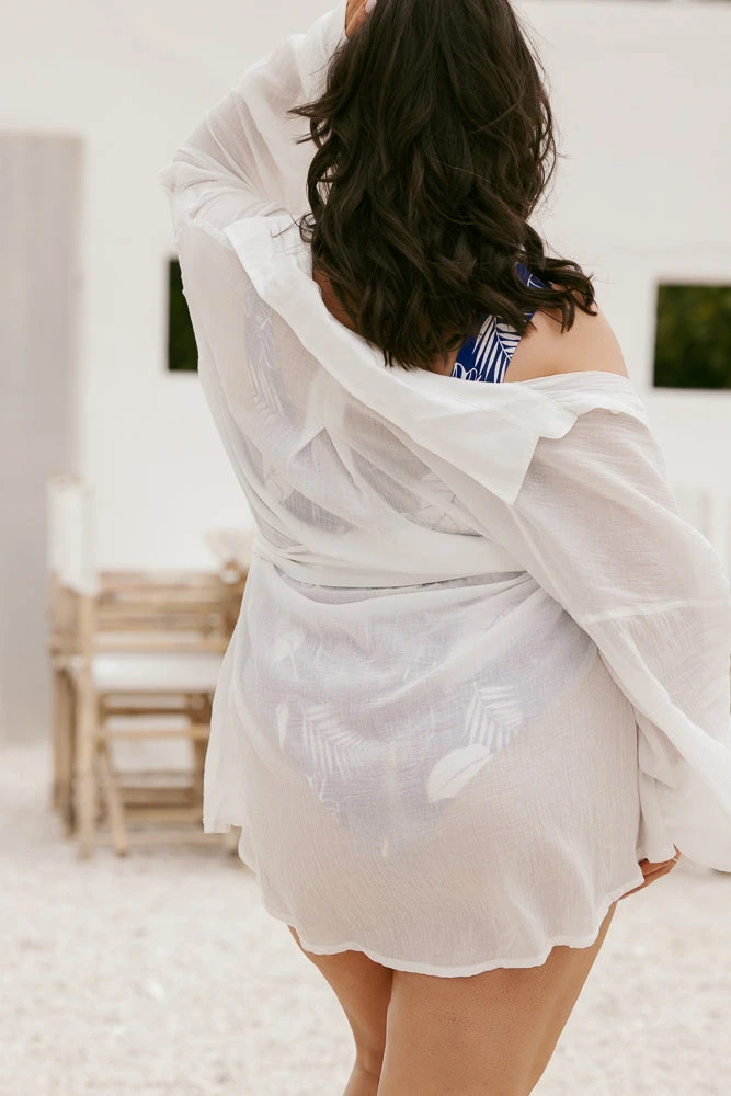 I Need A Vacation Shirt Dress With Pockets - White 11 I Need A Vacation Shirt Dress With Pockets - White - Image 11