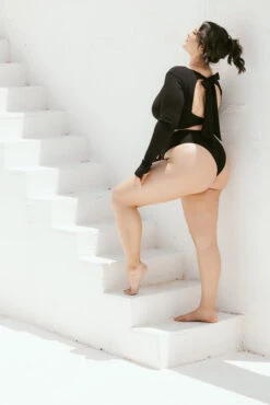 Low Tide Super Cheeky Bikini Bottom - Black Rib -Popflex Clothing Shop ArleneOutfit3 42923 Edit e6cf805c d79a 4858 9107 a8a23b6cdd3f