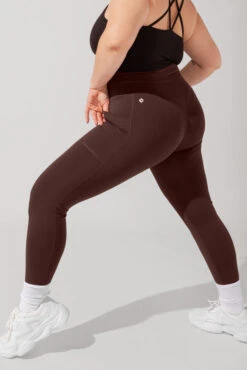 Cargo Leggings With Pockets (Pet Hair Resistant) - French Roast -Popflex Clothing Shop ArleneOutfit5 0918 Edit 0755d4dc 846a 4a0e ae7f d1d2a67fd044