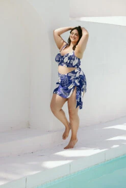 Minimoon Short Sarong - Blue Palm -Popflex Clothing Shop ArleneOutfit8 44132 Edit d723525d d553 43a5 bbc0 1d2c393d7f0c