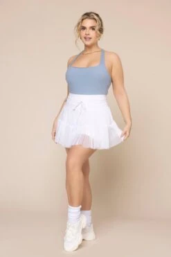 Audrey Tank - Blue Storm -Popflex Clothing Shop AudreyTank Blue Storm B1028 03616