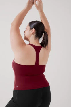 Audrey Tank - Crimson -Popflex Clothing Shop AudreyTank Crimson B1028 0841 Edit 0724a009 f3b1 4cd9 8648 f287bcf8a8ed