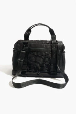 Delilah Duffle - Black 23 Delilah Duffle - Black -Popflex Clothing Shop BF PF Black Duffle Bag Back