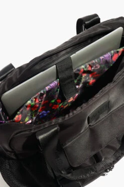 Delilah Duffle - Black 21 Delilah Duffle - Black -Popflex Clothing Shop BF PF Black Duffle Bag Inside Laptop Pocket