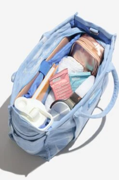 Sloane Tote - Cloud 15 Sloane Tote - Cloud -Popflex Clothing Shop BF PF BlueMarble ToteBag Large Full