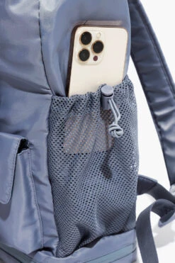 Athena Backpack - Blue Mist -Popflex Clothing Shop BF PF BlueMist Backpack Phone Pocket