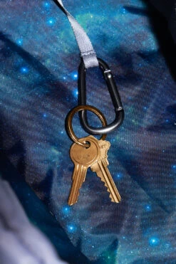 Delilah Duffle - Blue Mist 19 Delilah Duffle - Blue Mist -Popflex Clothing Shop BF PF BlueMist Duffle Bag Key Hook Detail