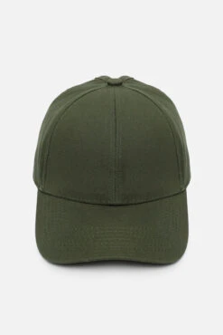 Game Day High Pony Cap -Popflex Clothing Shop BF PF Canvas Cap Front Olive