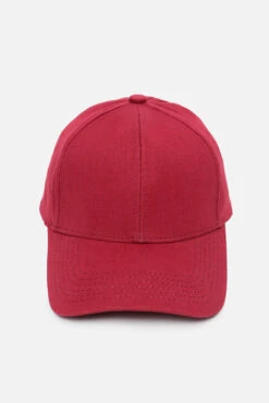 Game Day High Pony Cap -Popflex Clothing Shop BF PF Canvas Cap Front Ruby
