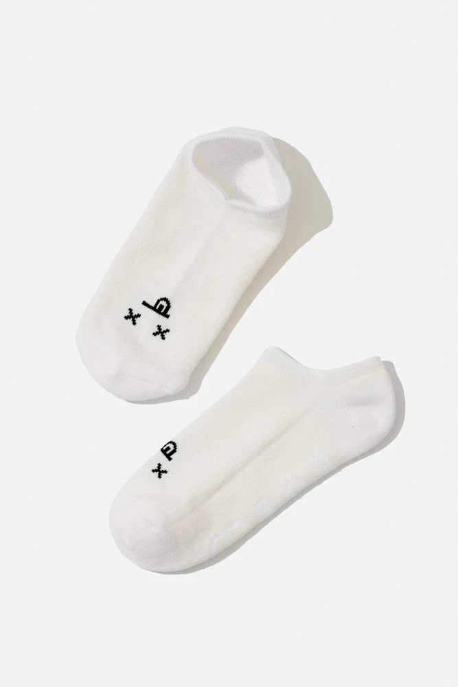 Dead Face Low Rise Socks - White 5 Dead Face Low Rise Socks - White - Image 5
