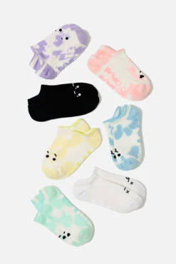 Dead Face Low Rise Socks - White 8 Dead Face Low Rise Socks - White -Popflex Clothing Shop BF PF Emo LowRise Socks Group02 Edit