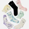 Mixed Emotions Mid-Calf Gym Sock Set - 7 Pack