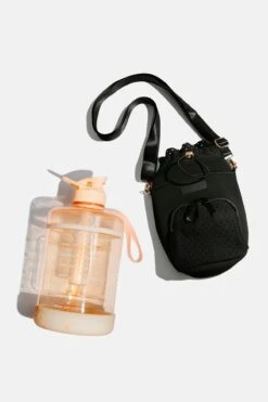 Ready Set Glow Gallon Bottle Bag - Black -Popflex Clothing Shop BF PF Gallon WaterBottle Bag Black With Empty Bottle 5c0b5b11 423d 4cd1 b543 ac31df79a1b5