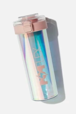Iridescent Shaker Bottle - Pink 13 Iridescent Shaker Bottle - Pink -Popflex Clothing Shop BF PF Iridescent Protein Bottle Pink Flat