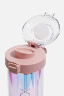 Iridescent Shaker Bottle - Pink 14 Iridescent Shaker Bottle - Pink -Popflex Clothing Shop BF PF Iridescent Protein Bottle Pink Lid Detail
