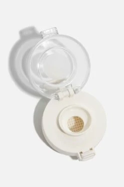 Iridescent Shaker Bottle - Cream 12 Iridescent Shaker Bottle - Cream -Popflex Clothing Shop BF PF Iridescent White Lid Open Top