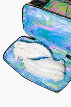 Delilah Duffle - Magic Flash 14 Delilah Duffle - Magic Flash -Popflex Clothing Shop BF PF MagicFlash Duffle Bag Bottom Compartment Detail