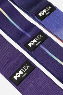 Dusk Rainbow Booty Bands -Popflex Clothing Shop BF PF Muted Rainbow Booty Bands Detail 1