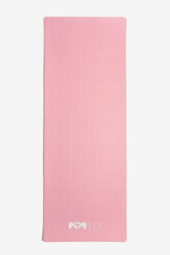 CloudCushion Vegan Suede Yoga Mat - Prismatic 0.5” Thick 11 CloudCushion Vegan Suede Yoga Mat - Prismatic 0.5” Thick -Popflex Clothing Shop BF PF Pink Prisma Thick YogaMat Flat BackView