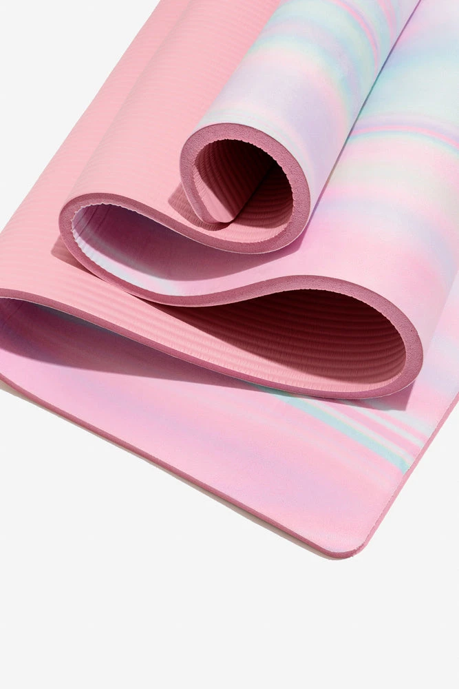 CloudCushion Vegan Suede Yoga Mat - Prismatic 0.5” Thick 2 CloudCushion Vegan Suede Yoga Mat - Prismatic 0.5” Thick - Image 2