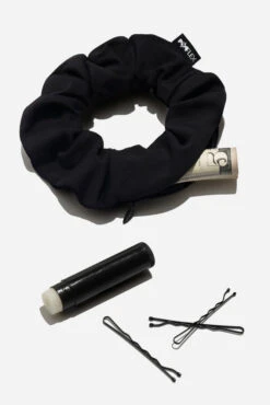 Secret Scrunchie -Popflex Clothing Shop BF PF Scrunchie Pocket Black Edit 1