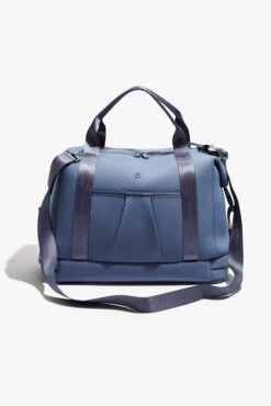 Ella Duffle - Blue Steel 22 Ella Duffle - Blue Steel -Popflex Clothing Shop BF PF Slate DuffleBag Back Edit