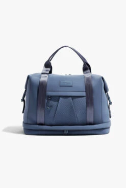 Ella Duffle - Blue Steel 21 Ella Duffle - Blue Steel -Popflex Clothing Shop BF PF Slate DuffleBag Front Edit
