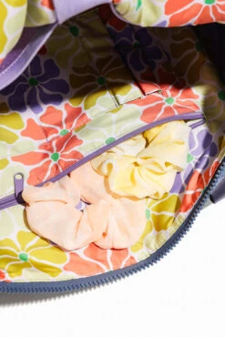 Ella Duffle - Blue Steel 25 Ella Duffle - Blue Steel -Popflex Clothing Shop BF PF Slate Dufflebag Inside Zipper Edit