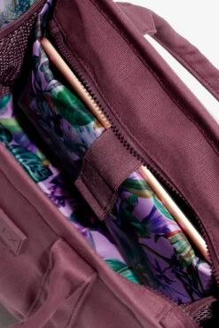 Small Sloane Tote - Huckleberry -Popflex Clothing Shop BF PF Sloane Tote Bag Small Huckleberry Device Pocket 1