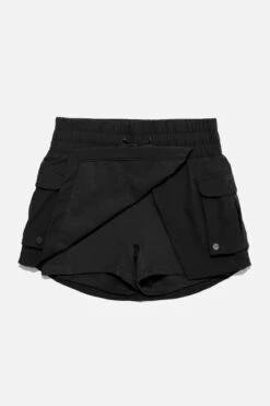 Hiking Superskort™ - Black -Popflex Clothing Shop BF PF TakeAHike Skort Black Inside