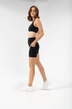 Supersculpt™ Biker Short With Pockets - Black -Popflex Clothing Shop Basics 362 c09fee93 7188 496e 8287 0b99ba1003a4