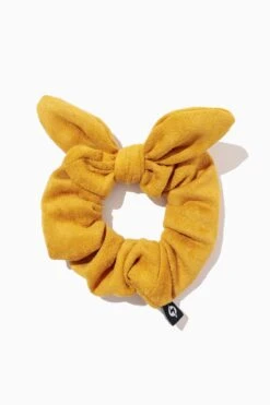 Secret Scrunchie With Bow -Popflex Clothing Shop BeFulfilled Popflex Hair Scrunchies Mustard 1 3c40f3bd 74d3 4532 876a 670ae2b76706