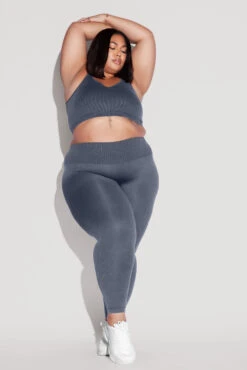 Supersculpt™ Seamless Leggings - Vintage Indigo -Popflex Clothing Shop BeMySweetheartCropTop SSLeggings vintageindigo 1153 Edit