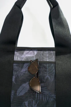 Big Beach Carryall Bag - Midnight Palm 19 Big Beach Carryall Bag - Midnight Palm -Popflex Clothing Shop BeachBags03464 Edit