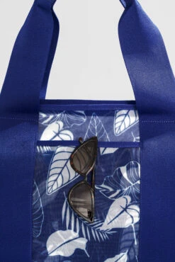 Big Beach Carryall Bag - Blue Palm 24 Big Beach Carryall Bag - Blue Palm -Popflex Clothing Shop BeachBags03510 Edit 1