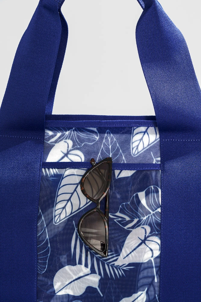 Big Beach Carryall Bag - Blue Palm 10 Big Beach Carryall Bag - Blue Palm - Image 10