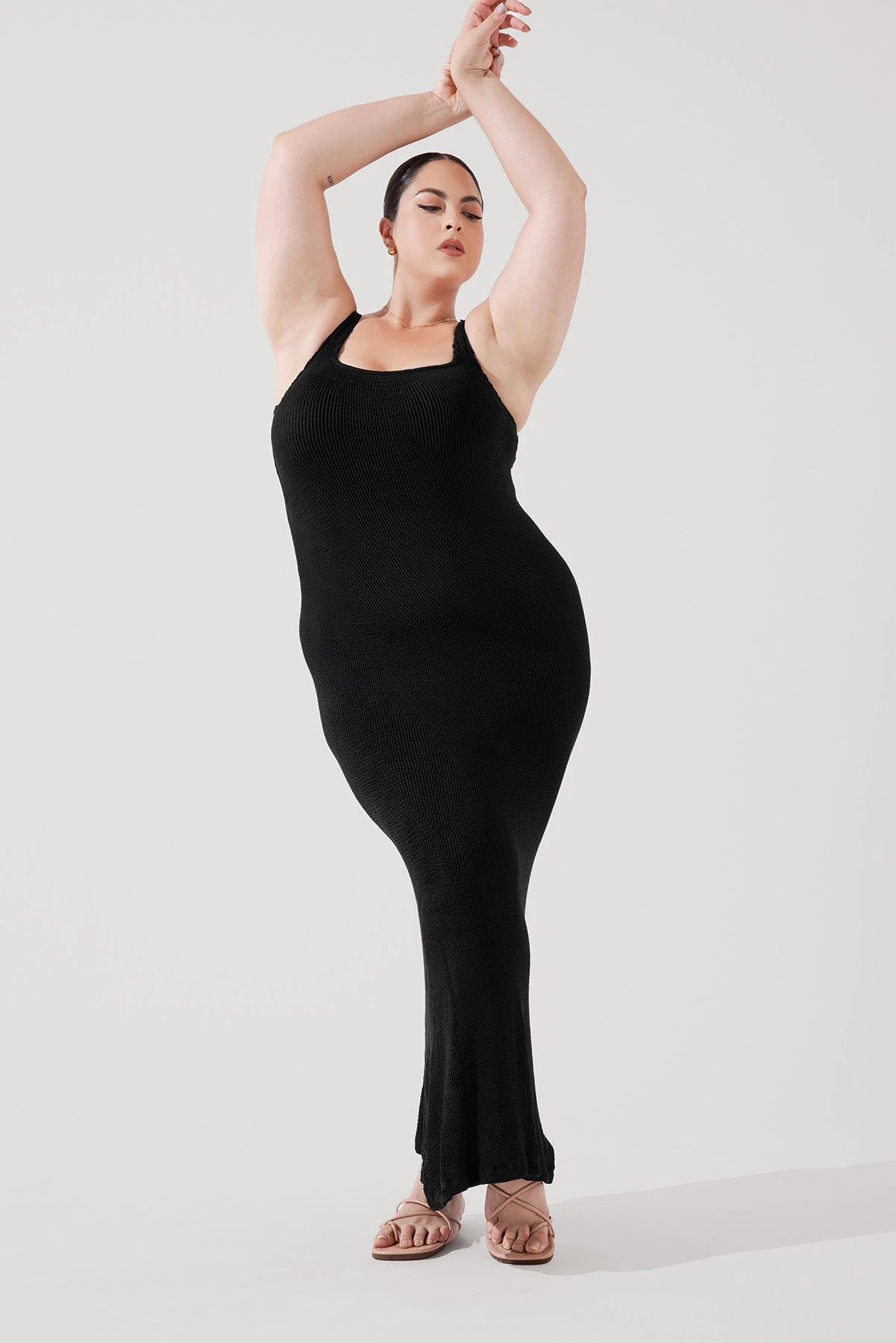 Hourglass Maxi Dress - Black 7 Hourglass Maxi Dress - Black - Image 7