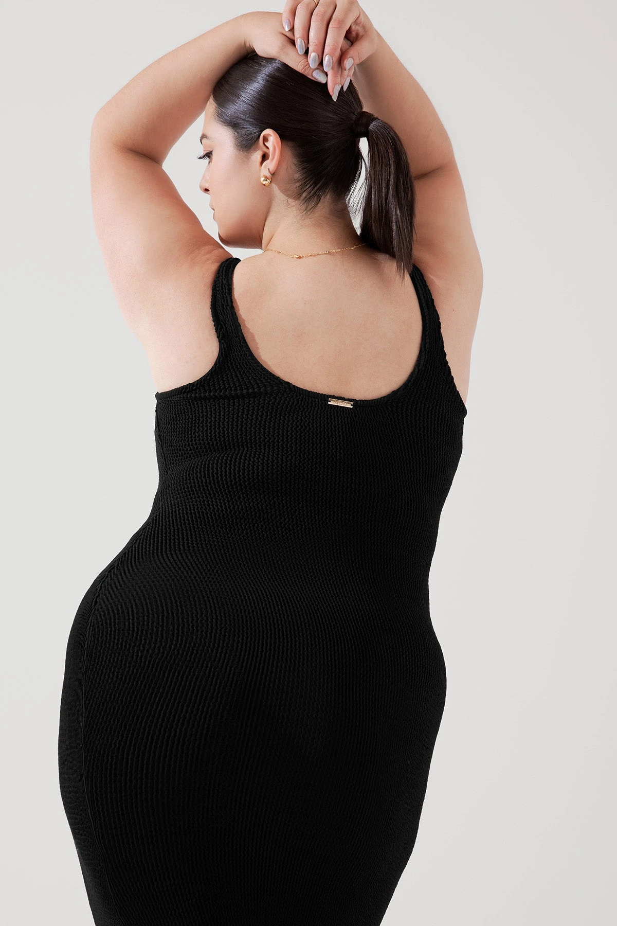 Hourglass Maxi Dress - Black 2 Hourglass Maxi Dress - Black - Image 2