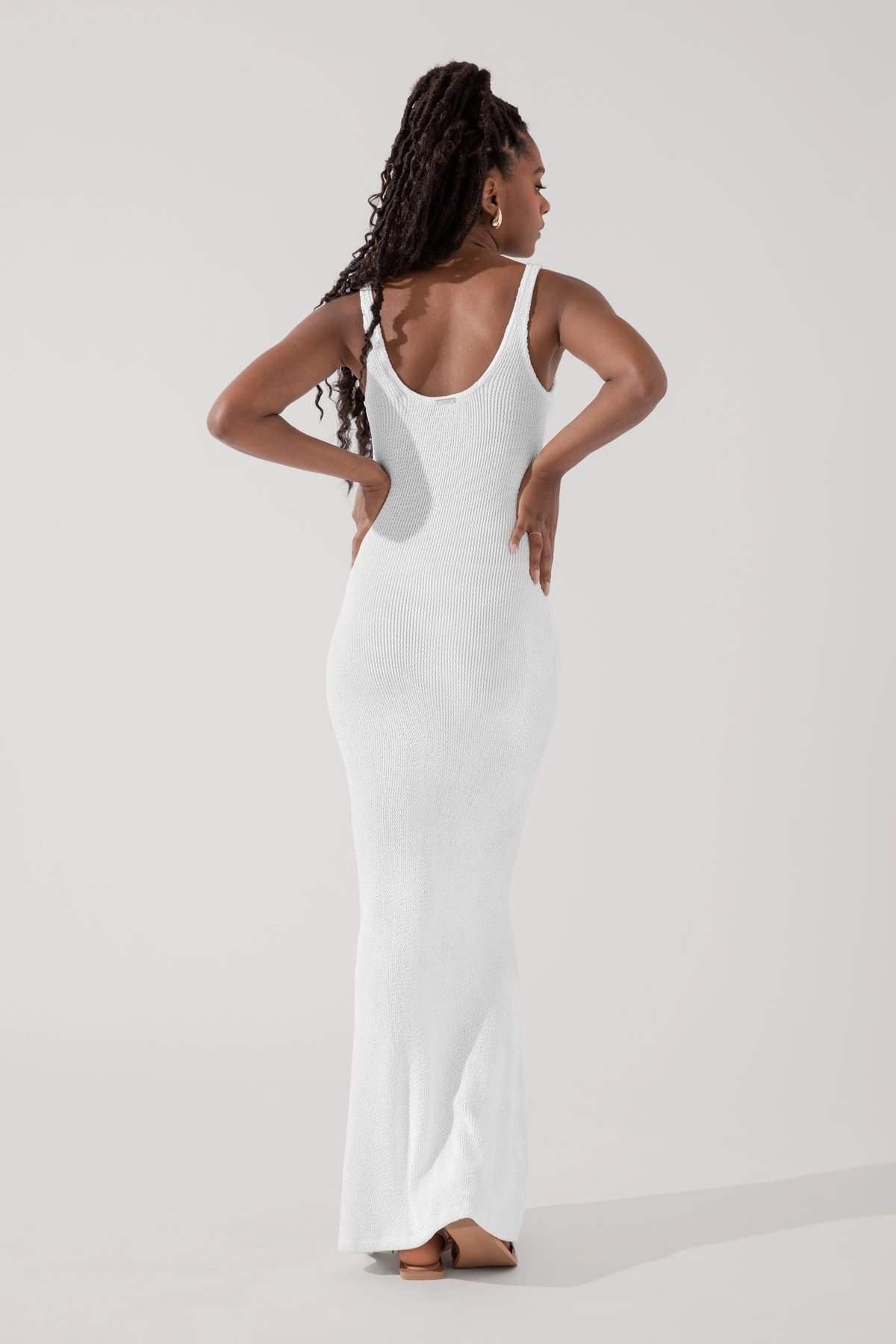 Hourglass Maxi Dress - White 9 Hourglass Maxi Dress - White - Image 9
