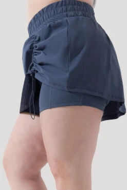 Bungee Superskort™ - Navy -Popflex Clothing Shop Bungee Superskort Navy H1008 2324 Edit