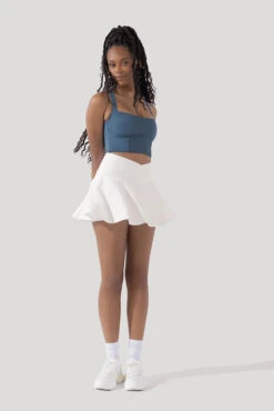 Crisscross Hourglass® Twirl Skort - White -Popflex Clothing Shop CCHG Twirl Skort White 6086 2365