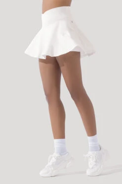 Crisscross Hourglass® Twirl Skort - White -Popflex Clothing Shop CCHG Twirl Skort White 6086 2391