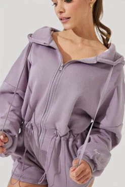 Cloud Romper - Dusty Mauve -Popflex Clothing Shop Cloud Romper Dusty Mauve G1001 3207