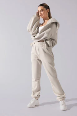 Cloud Rollover Sweatpant - Seashell 12 Cloud Rollover Sweatpant - Seashell -Popflex Clothing Shop Cloud Sweatpants Seashell 3033 0007