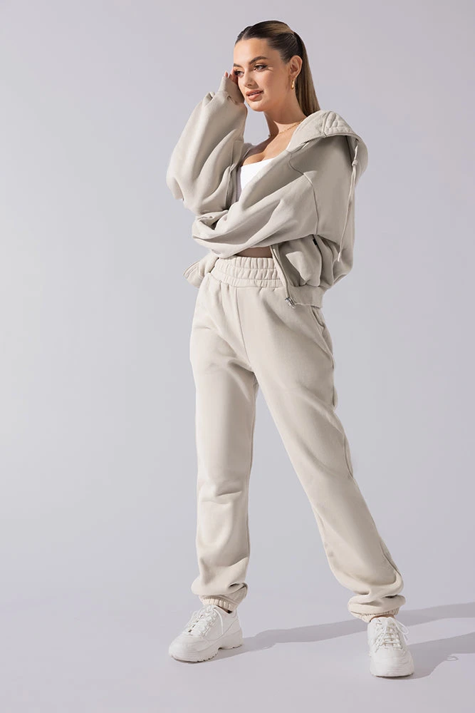 Cloud Rollover Sweatpant - Seashell 5 Cloud Rollover Sweatpant - Seashell - Image 5